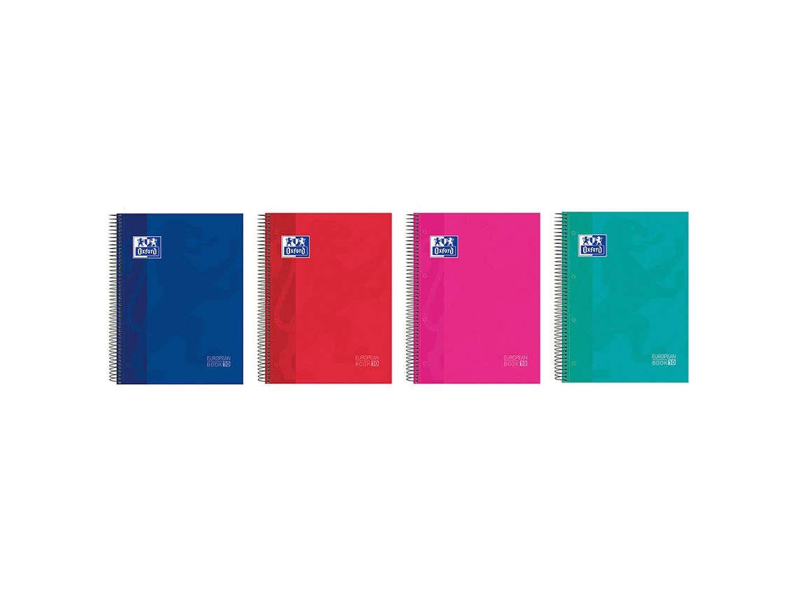 Caderno OXFORD Pack de 5 - 150h 90g/m² (A4)