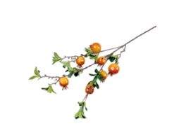 Fruta Artificial Laranja e Romã com Aproximadamente 92cm de Altura para Decoração LAXISCREED