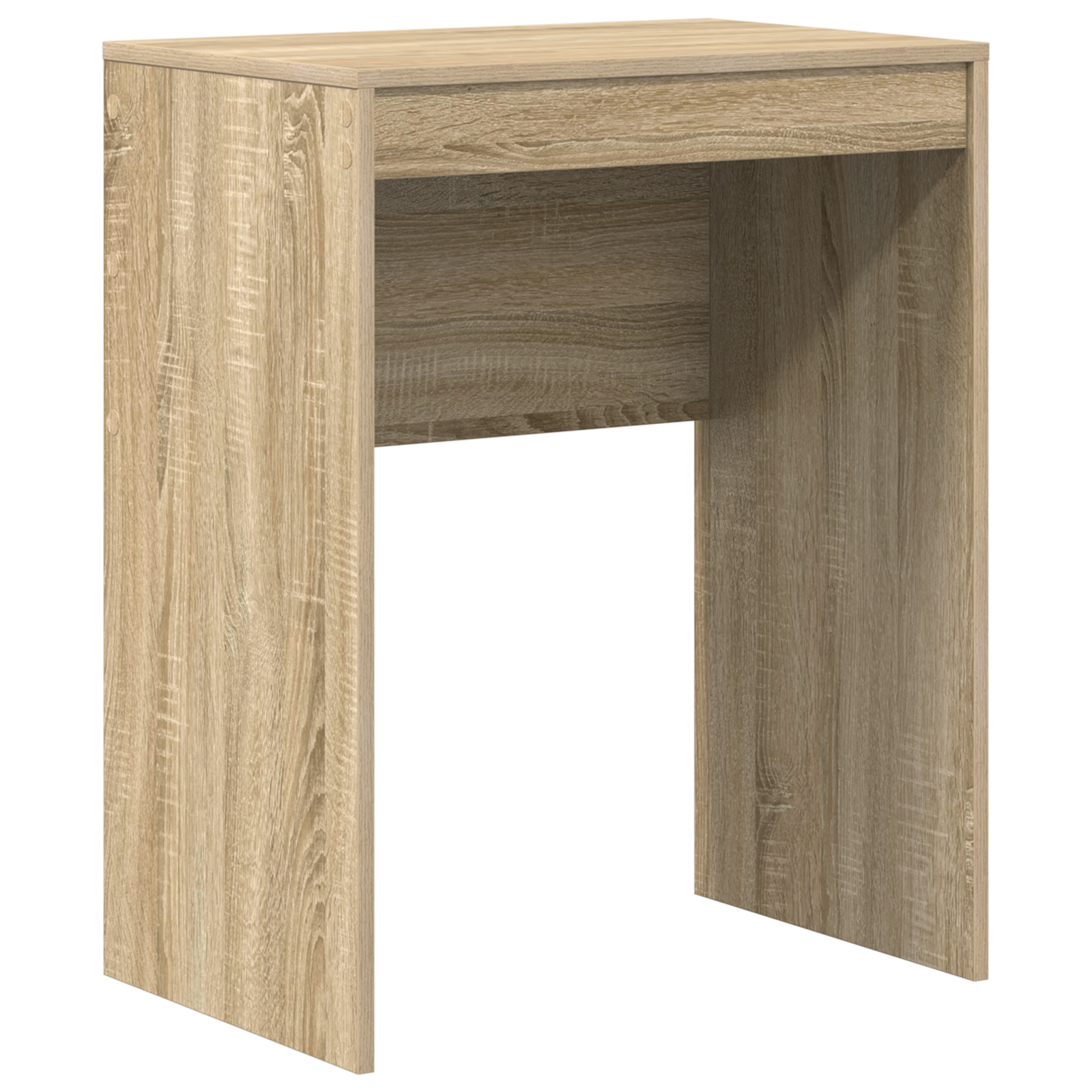 Conjunto 1 Mesa Compacta Vidaxl Castanho Derivados De Madeira (60 X 40 X 76 Cm)