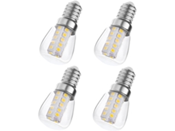 Conjunto De 4 Lâmpadas Led Para Geladeira, Iluminação De Substituição Sem Fio Para Máquina De Costura.
