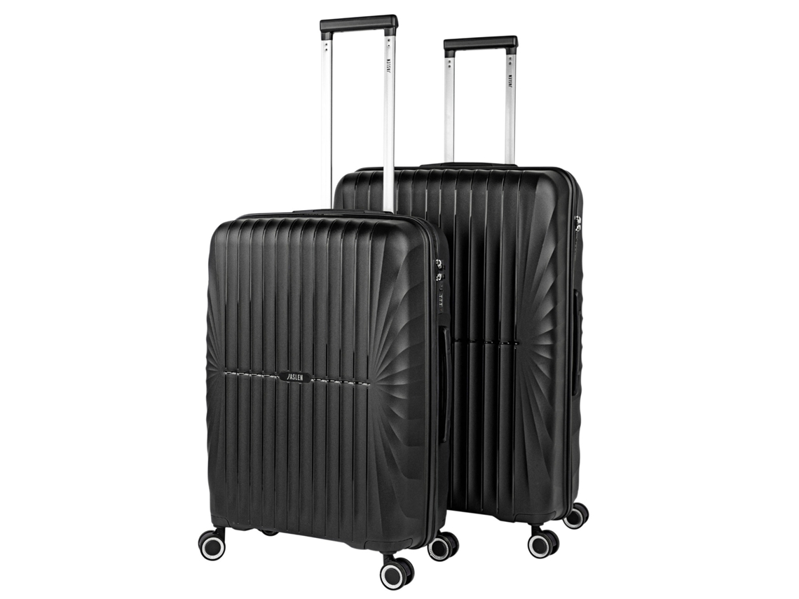 Pp JASLEN Crawley Preto Hard Case Set (48,5x74,5x28,5 Cm)