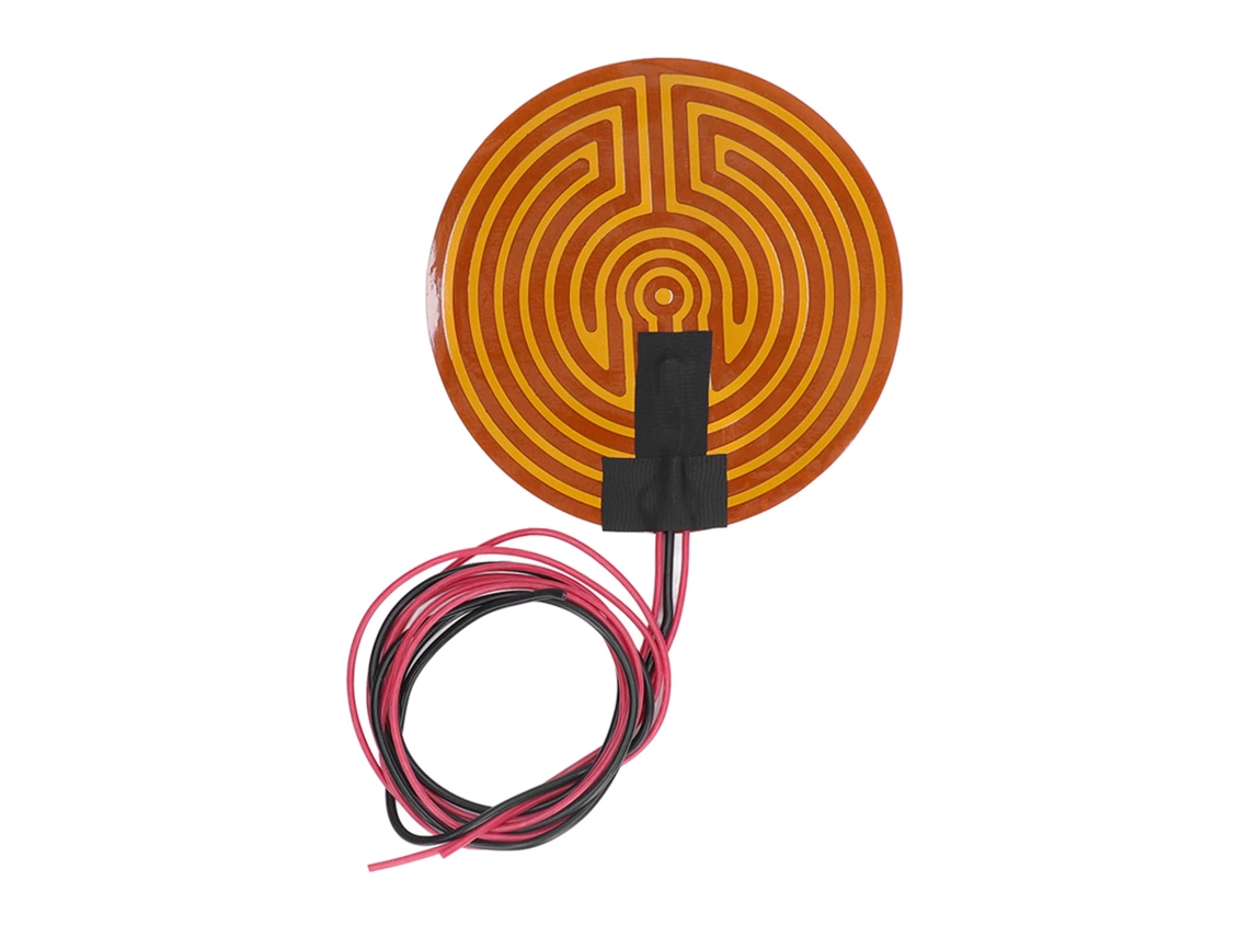 Filme de aquecimento flexível PI 120W, placa de aquecimento redonda 12V para impressora 3D, acessórios, cama quente | S/MARCA
