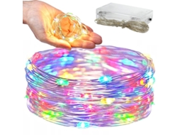 Fita Led, 100 Díodos, 10 M, Rgb, Para Decoração De Móveis, Televisão, Prateleiras E Ambientes Internos