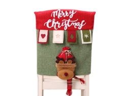 Capa De Cadeira Natal 3d Colorida Da Laxiscreed Para Decoração Festiva