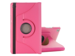 Capa‑flip Horizontal Pu Textura Lichia Halinuia, Suporte Rotativo E Função Sono‑ativação Para Huawei Mediapad M5 8,4 Polegadas
