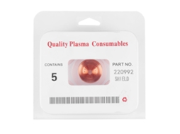 Conjunto de 5 protetores de bico consumíveis para cortadora de plasma Max65/85/105, modelo 220992