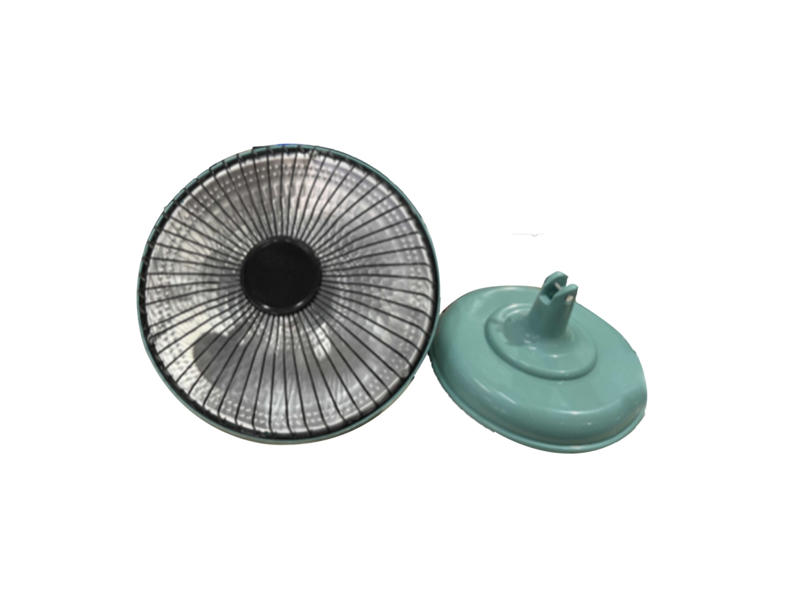 Laxiscreed Aquecedor Elétrico Rápido E Silencioso Para Casa, Ventilador De Mesa 9 Polegadas Verde