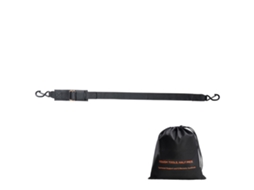 2 Peças de Correias Catraca Retráteis Resistentes 5,08 X 121,92 Cm com Ganchos em Forma S Bloqueio Segurança, Resistência À Ruptura 680,4 Kg para