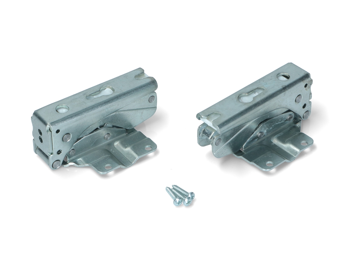 Kit de Dobradiças para Porta de Geladeira Bosch 12004051 Frigorífico Dhf207bo (2 Peças)