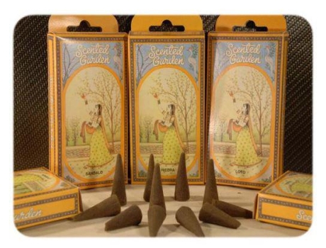 Radhe Shyam Jardim Perfumado Incenso Jazmin Cone