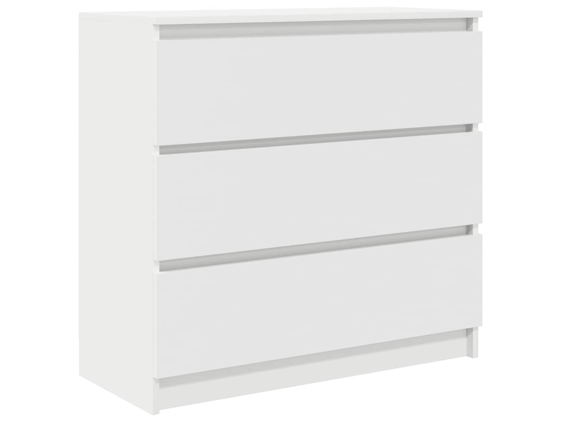Vidaxl Aparador 80x35x76 Cm Derivados De Madeira Branco