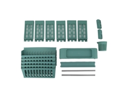 Estante de Livros para Lado da Mesa de Sala de Aula com 6 Prateleiras, Móvel, Verde