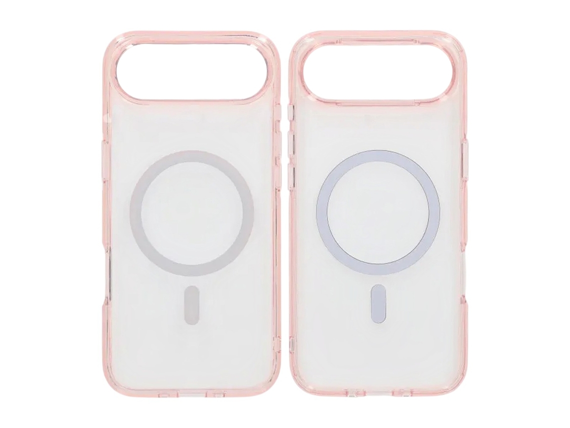 Capa Tpu Magsafe Para Iphone Air - Rosa Transparente