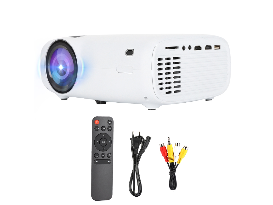 Projetor EOOCOO (lente Multirevestida Full Hd 1080p)