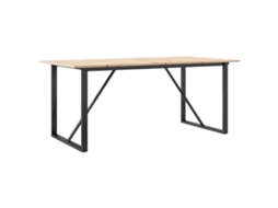 Dining Table, Dining Tables Vidaxl Marrom Madeira De Pinho (180 X 90 X 75 Cm)