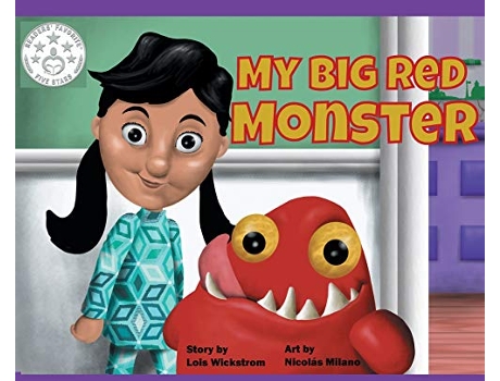 Livro My Big Red Monster hardcover de Lois Wickstrom (Inglês)