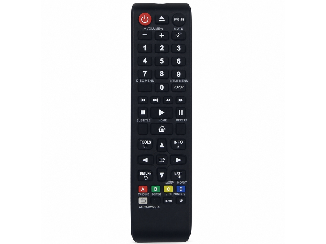Comando À Distância De Substituição Compatível Com Samsung Home Cinema Blu-ray Ah59-02533a_zhd