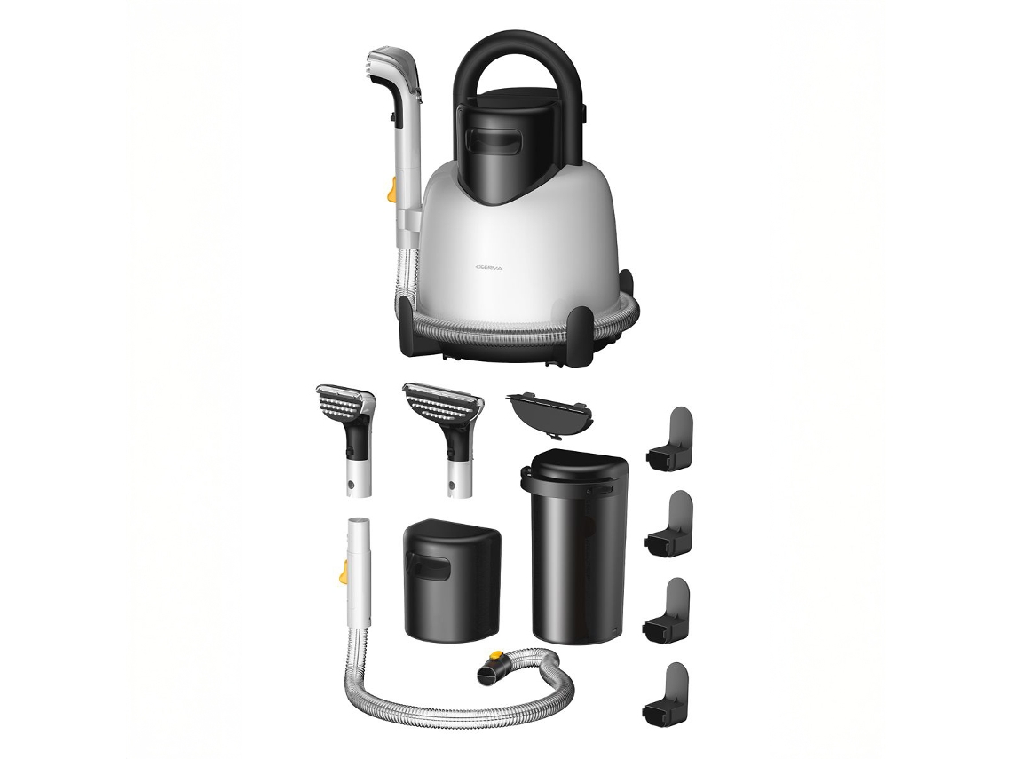 Aspirador de Tecidos Deerma BY100S, Succión 18000 Pa, Depósitos Dobles 1,7L + 1,4L, Autolimpieza