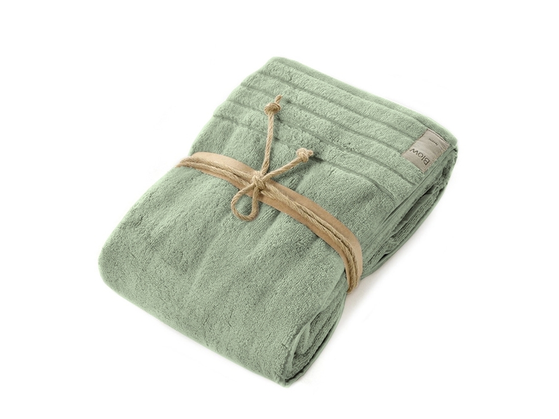 Telo Doccia Fazzini In Spugna 550 Gr//mq Di Puro Cotone Verde Eucalipto