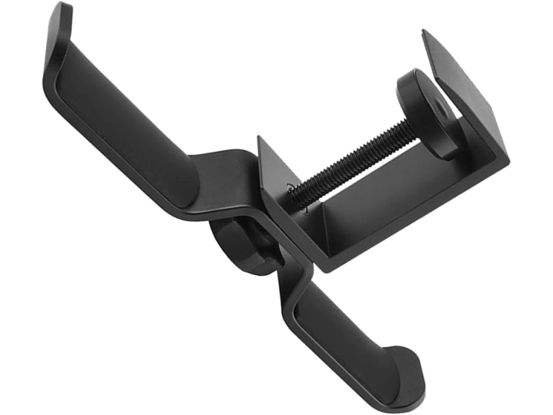 Support Pour Casque En Alliage D'aluminium Noir, Facile À Installer Et Gain De Place, Pour
