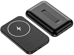 Carregador Banco Energia Sem Portátil Magsafe para iPhone 12 Pro Max YIZHOOD Magnética Preto