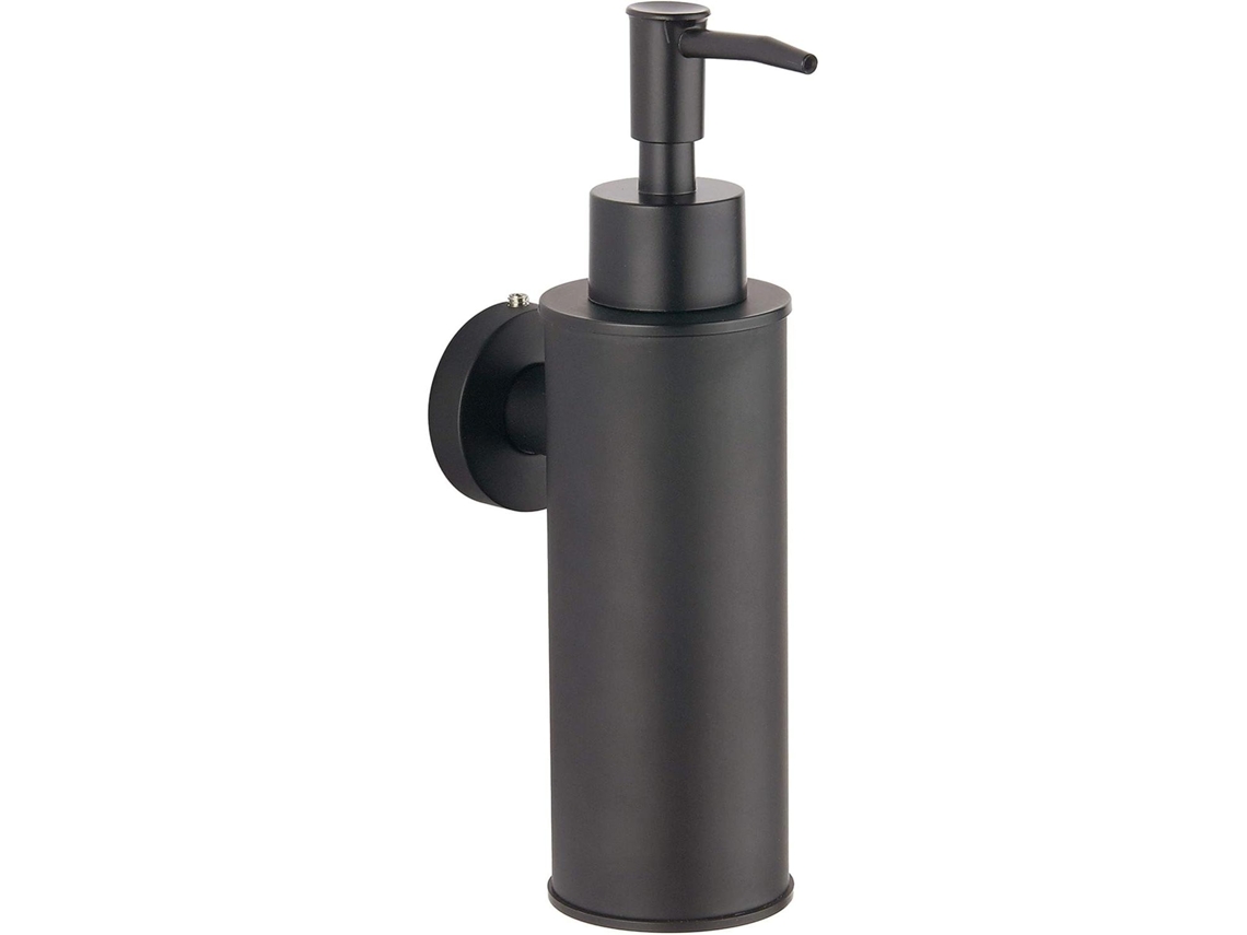 Dispensador De Sabonete De Parede Em Aço Inoxidável 304, Para Fins Decorativos (redondo, Preto).