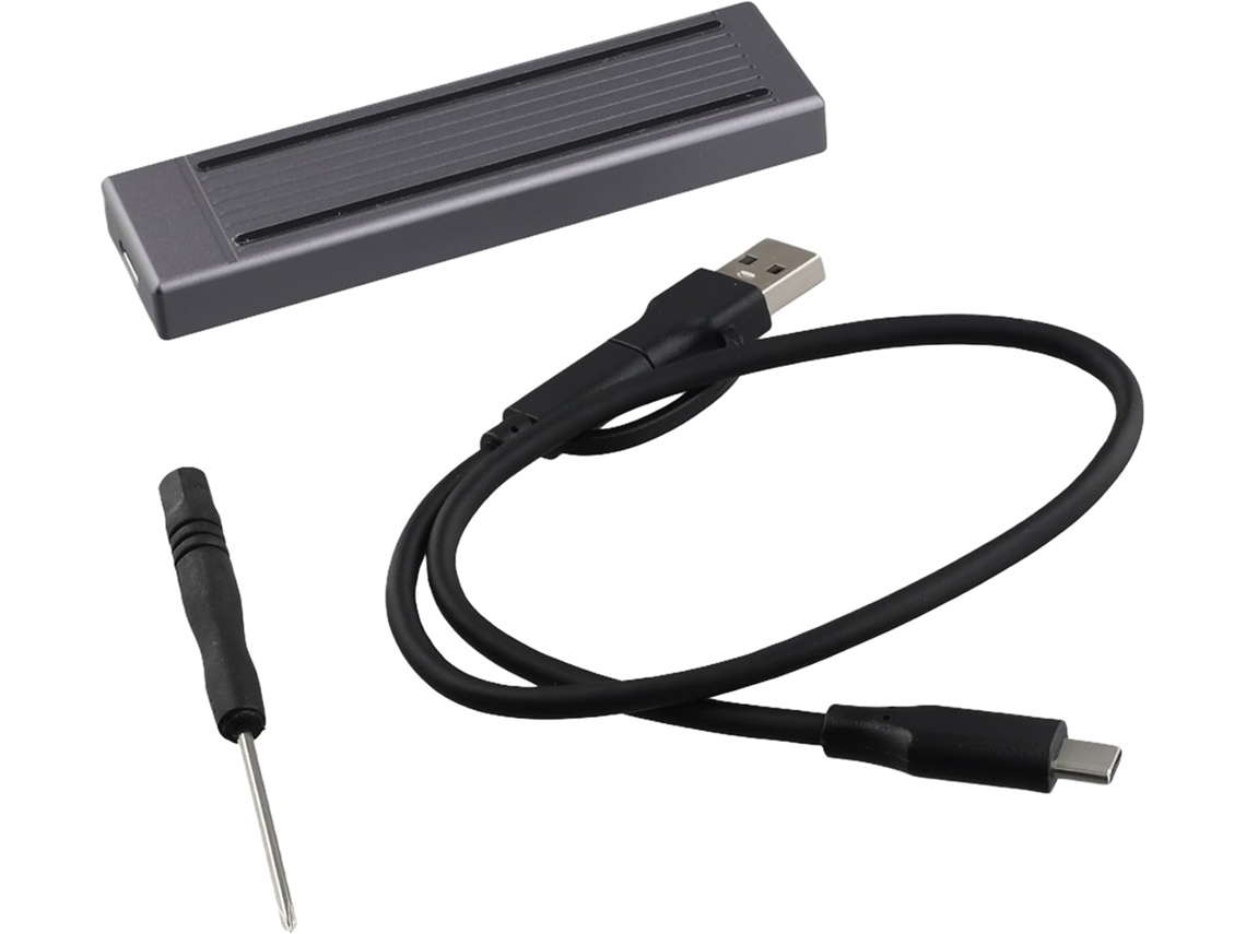 Gabinete Para Ssd Compatível Com M.2 Rgb