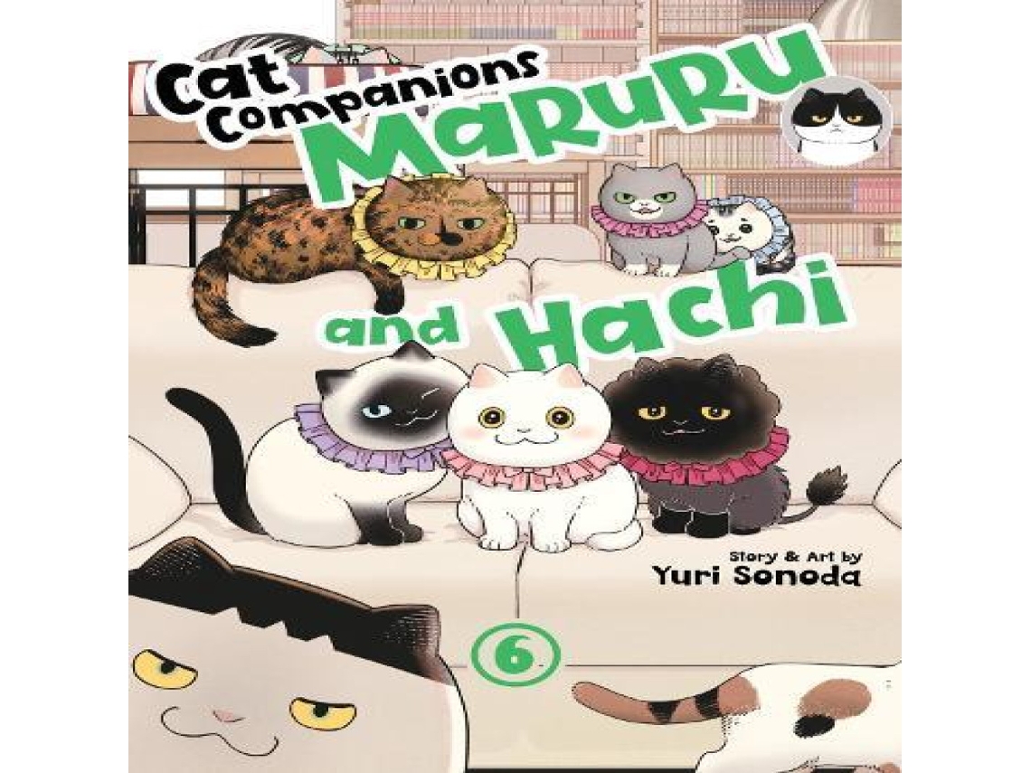 Livro Cat Companions Maruru and Hachi Vol. 6 de Yuri Sonoda (Inglês)
