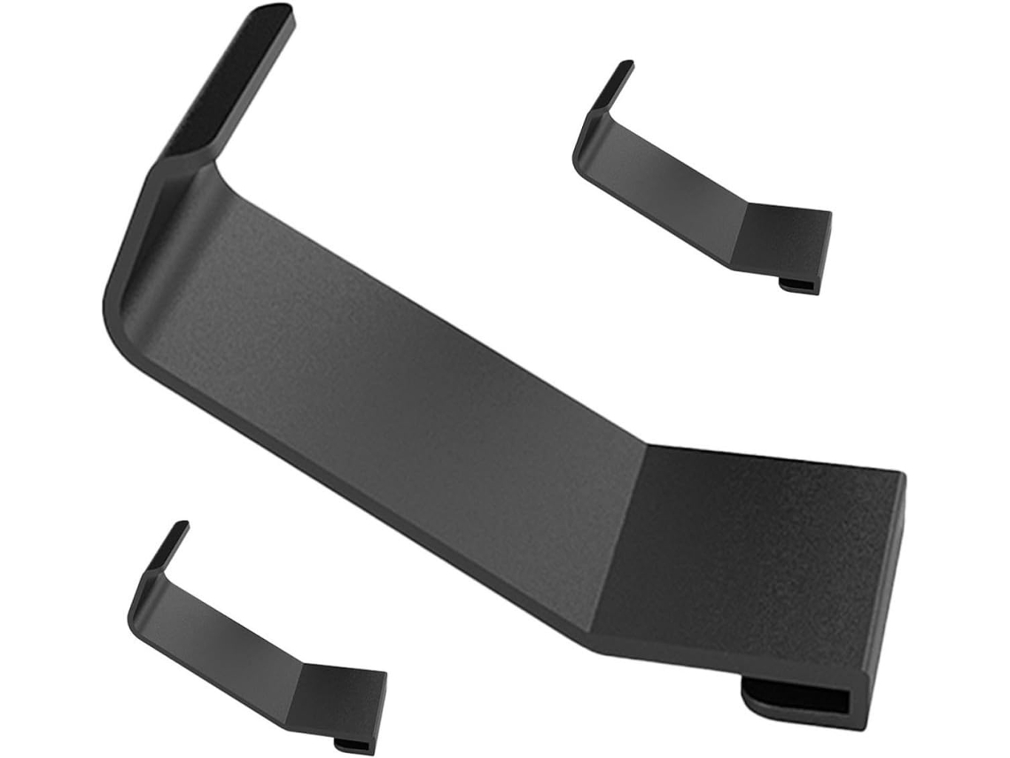 Lurelia Organizador Vertical Para Headset, Suporte De Parede, Abs, Preto, 3 Peças