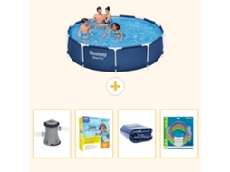 Bestway Piscina Bestway Steel Pro Redonda - 305x76 Cm - 5-peças S181