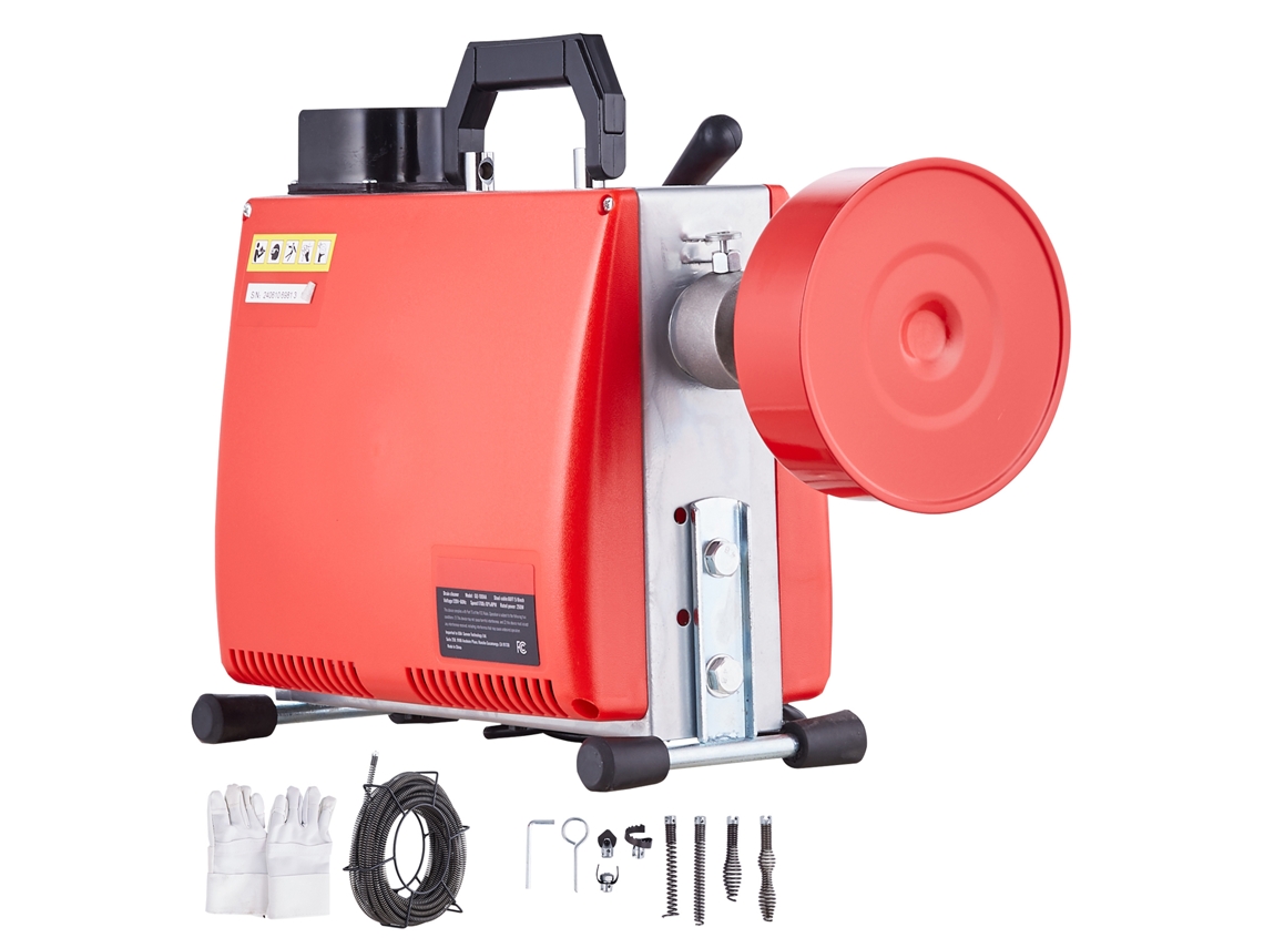 Desentupidor De Tubos Succebuy Alimentação Manual 20 M X 16 Mm 250 W