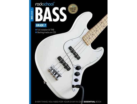 Livro ROCKSCHOOL Bass - Grade 7 (Para Baixo - Idioma: Inglês)