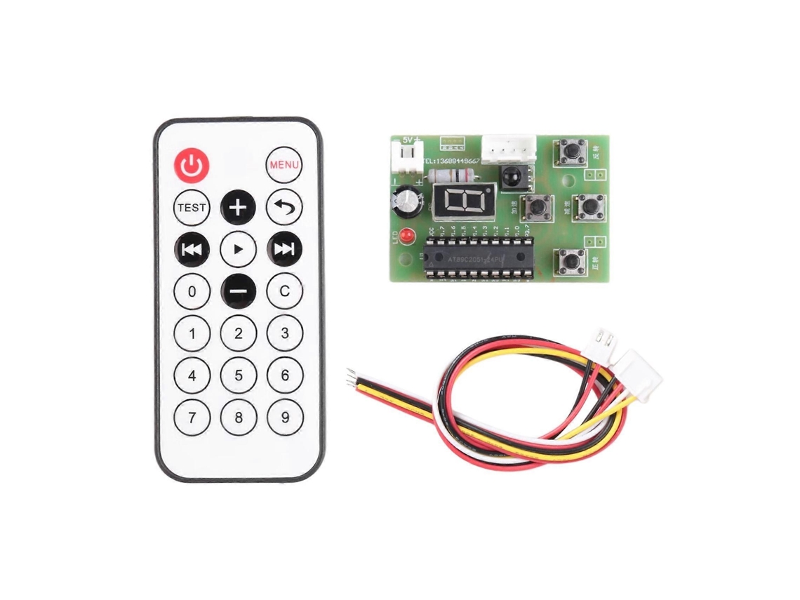 Placa controladora de motor de passo DC 4V-6V 5V 2 fases 4 fios Conjunto de regulador de velocidade ajustável para mini motor de passo