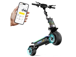 Trotinete Elétrica Todo o terreno FENGQS Gt7 Motor Duplo 5600w Bateria 60v 27ah Velocidade Máxima 80km/h Pneus de 11'' Dobrável