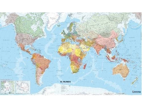 Livro Mapa En Tubo El Mundo (Pequeño Formato) de Vários Autores