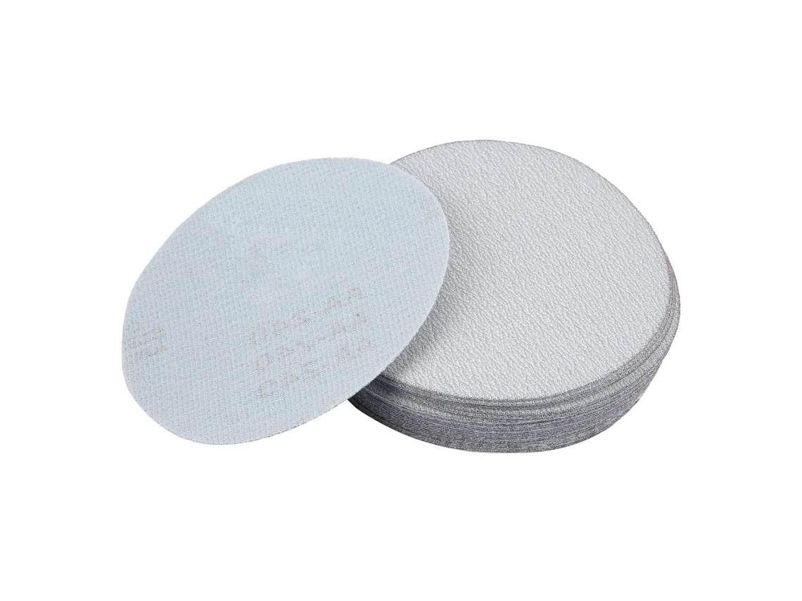 30 Lixa Redonda De 5 Polegadas 240 Grit Branco Para Polidor Abrasivo