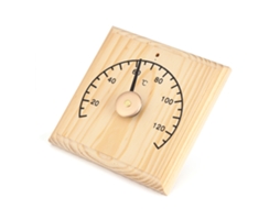 Termômetro De Madeira Para Sauna 0140℃ Parede Fixo