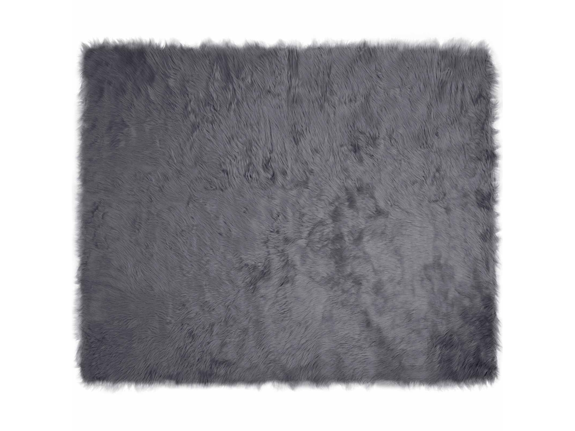 Conjunto 1 Tapete Vidaxl Antracite Poliéster (240 X 340 Cm)