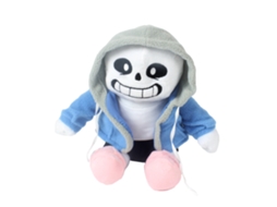 Primerox boneca Pelúcia Undertale Sans 22cm Brinquedo de Pelúcia Presente para Crianças