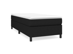Estrutura de Cama com Molas 90x200 Cm Tecido Preto MAISON EXCLUSIVE