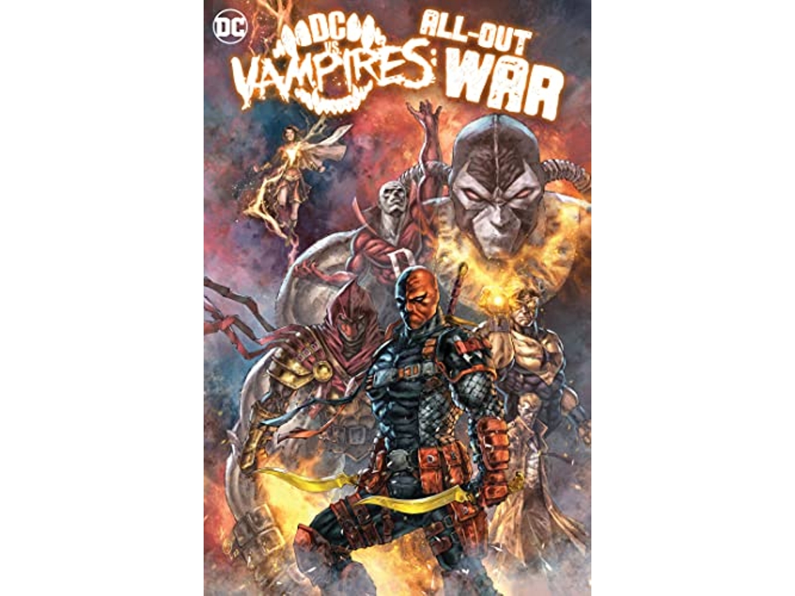 Livro DC vs. Vampires AllOut War de Matthew Rosenberg e Alex Paknadel (Inglês - Capa Dura)