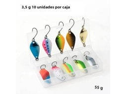 Conjunto de Iscas Giratórias MDUG para Jigging, 3,5g