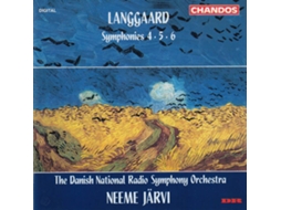 CD Langgaard, The Danish National Radio Symphony Orchestra, Neeme Järvi - Symphonies 4 & 9 • Ponteio • Frevo (1CDs)