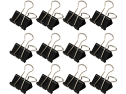 Gleavi Metal Desk Clips, 51mm, Pacote de 48 Unidades, Pretos, Reutilizáveis E Fáceis De Manusear