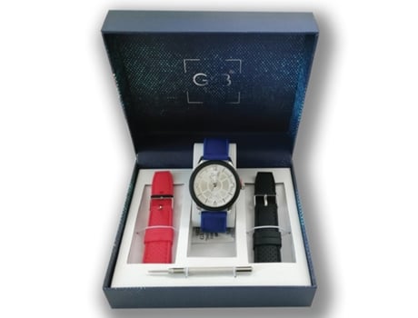 Conjunto Relógio com 2 Braceletes RGB-43834-2 G&B TIME
