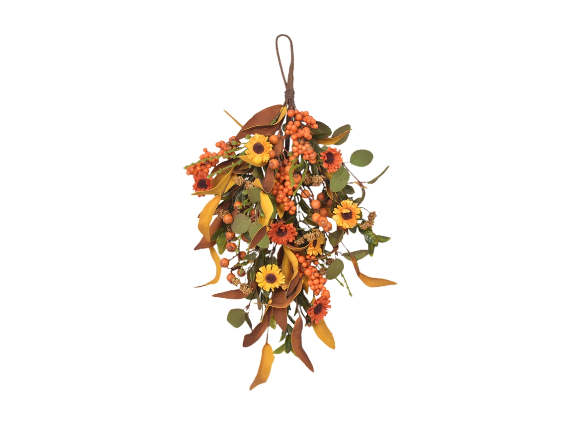 Véu De Flores Artificiais Laxiscreed Para Decoração De Portas E Casamentos No Outono, Pacote Com 10 Unidades