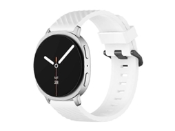 Pulseira De Silicone Preta Com Fivela E Estampa De Abeto Para Samsung Galaxy Watch8 / Watch8 Classic