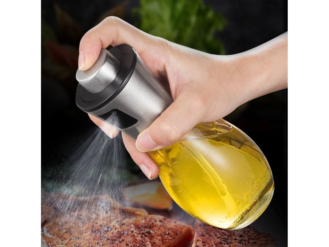 Spray de óleo Nova Line, inox 304, 100ml, controle de óleo, para cozinha e salada