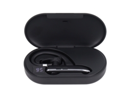 Aetheria fone de Ouvido Bluetooth Mono Sem Fio com Cancelamento de Ruído Estojo de Carga Hands Free para Esportes Trabalho