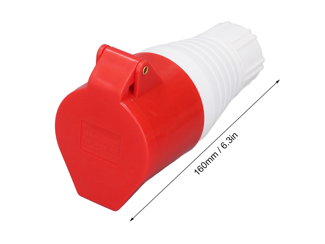 Laxiscreed Conector De Tomada Industrial Ip44 De 5 Pinos À Prova D'água